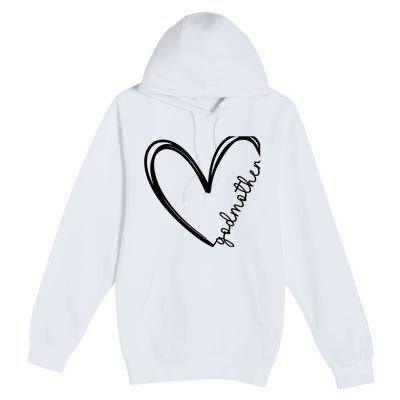 Godmother Heart For Mother Day Wo Premium Pullover Hoodie