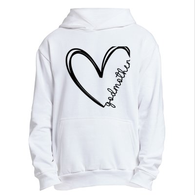 Godmother Heart For Mother Day Wo Urban Pullover Hoodie