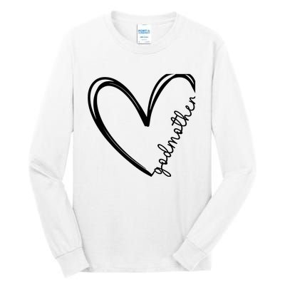 Godmother Heart For Mother Day Wo Tall Long Sleeve T-Shirt