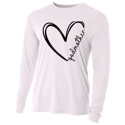 Godmother Heart For Mother Day Wo Cooling Performance Long Sleeve Crew