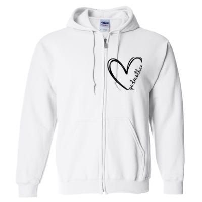 Godmother Heart For Mother Day Wo Full Zip Hoodie