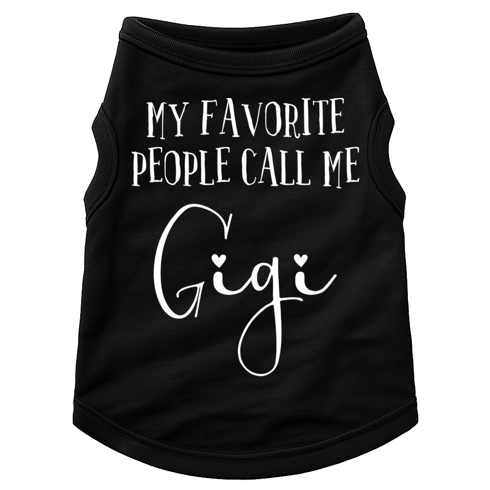 Gigi Heart For Women Grandma Christmas Birthday Mother's Day Gift Doggie Tank