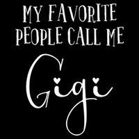 Gigi Heart For Women Grandma Christmas Birthday Mother's Day Gift Drawstring Bag