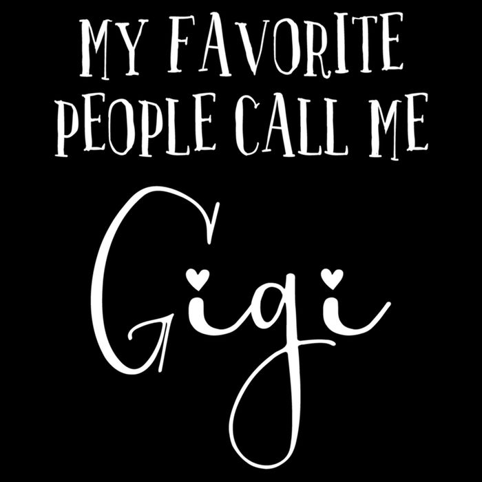 Gigi Heart For Women Grandma Christmas Birthday Mother's Day Gift Drawstring Bag