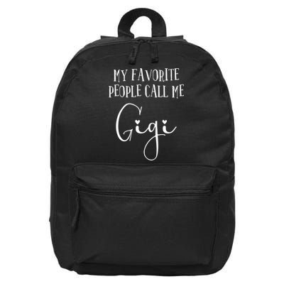 Gigi Heart For Women Grandma Christmas Birthday Mother's Day Gift 16 in Basic Backpack