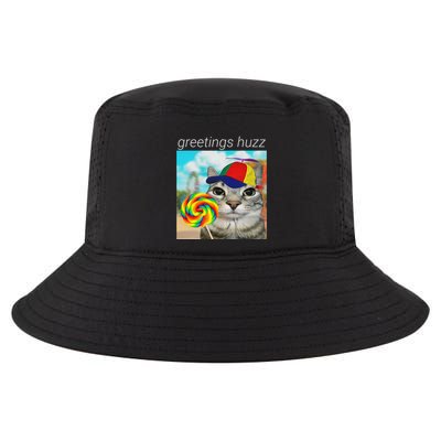 Greetings Huzz Funny Gen Z Gen Alpha Slang Meme Gift Cool Comfort Performance Bucket Hat