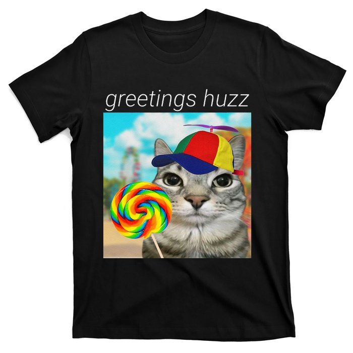 Greetings Huzz Funny Gen Z Gen Alpha Slang Meme Gift T-Shirt