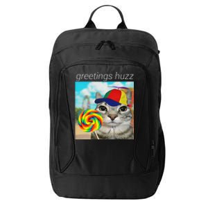 Greetings Huzz Funny Gen Z Gen Alpha Slang Meme Gift City Backpack