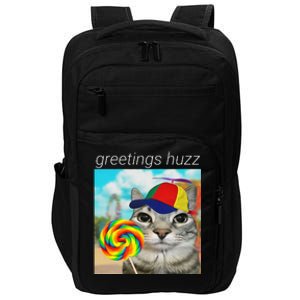 Greetings Huzz Funny Gen Z Gen Alpha Slang Meme Gift Impact Tech Backpack