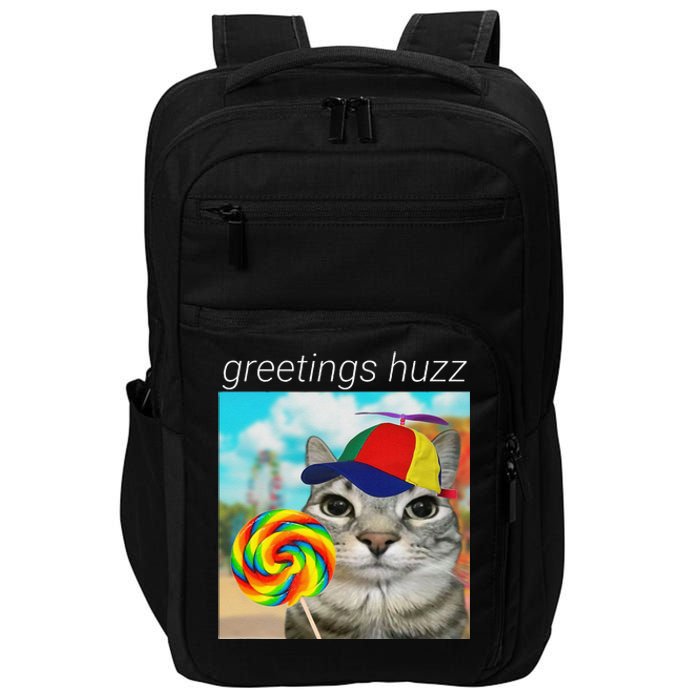 Greetings Huzz Funny Gen Z Gen Alpha Slang Meme Gift Impact Tech Backpack