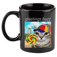 Greetings Huzz Funny Gen Z Gen Alpha Slang Meme Gift 11oz C Handle Ceramic Mug