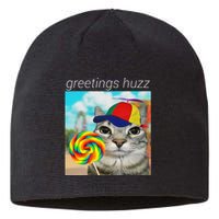 Greetings Huzz Funny Gen Z Gen Alpha Slang Meme Gift Sustainable Beanie