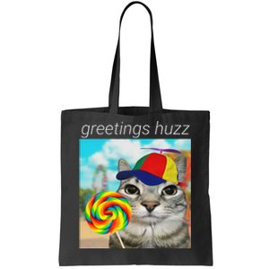 Greetings Huzz Funny Gen Z Gen Alpha Slang Meme Gift Tote Bag