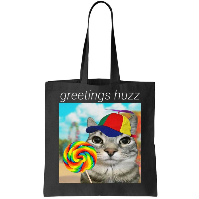 Greetings Huzz Funny Gen Z Gen Alpha Slang Meme Gift Tote Bag