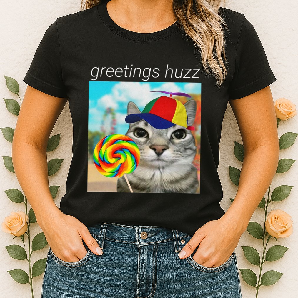Greetings Huzz Funny Gen Z Gen Alpha Slang Meme Gift Womens T-Shirt