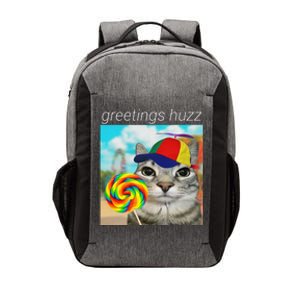 Greetings Huzz Funny Gen Z Gen Alpha Slang Meme Gift Vector Backpack