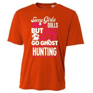 Ghost Hunting Female Paranormal Investigator Gift Cooling Performance Crew T-Shirt