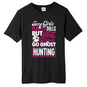 Ghost Hunting Female Paranormal Investigator Gift Tall Fusion ChromaSoft Performance T-Shirt