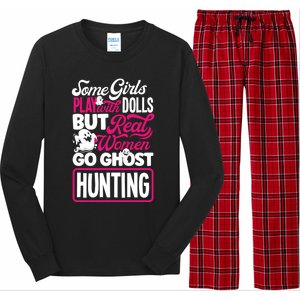 Ghost Hunting Female Paranormal Investigator Gift Long Sleeve Pajama Set