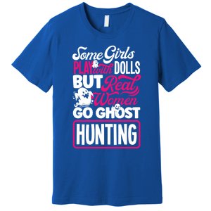 Ghost Hunting Female Paranormal Investigator Gift Premium T-Shirt