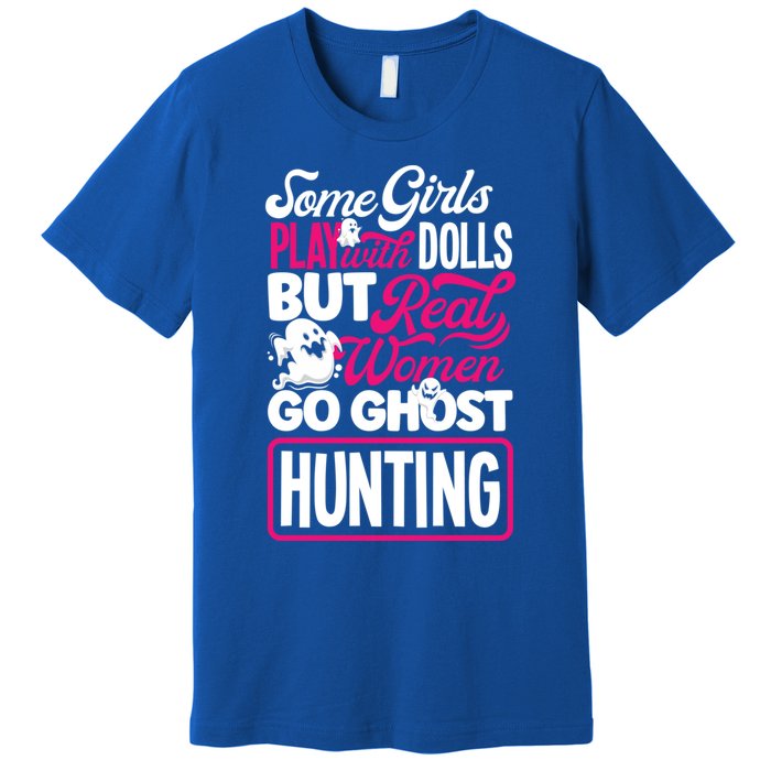 Ghost Hunting Female Paranormal Investigator Gift Premium T-Shirt