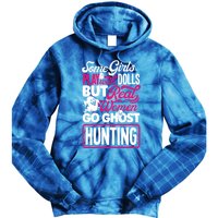 Ghost Hunting Female Paranormal Investigator Gift Tie Dye Hoodie