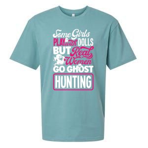 Ghost Hunting Female Paranormal Investigator Gift Sueded Cloud Jersey T-Shirt