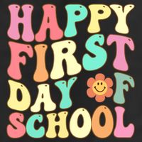 Groovy Happy First Day Of School Teacher Back To School Cool Gift 11oz C Handle Ceramic Mug