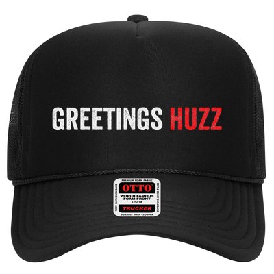 Greetings Huzz Funny Gen Z Gen Alpha Slang Viral Trucker Hat