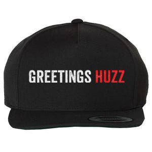 Greetings Huzz Funny Gen Z Gen Alpha Slang Viral Wool Snapback Cap