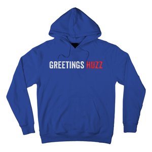 Greetings Huzz Funny Gen Z Gen Alpha Slang Viral Hoodie