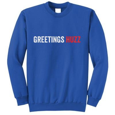 Greetings Huzz Funny Gen Z Gen Alpha Slang Viral Sweatshirt