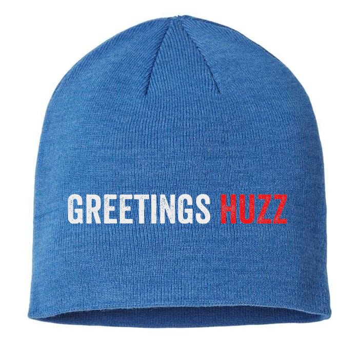 Greetings Huzz Funny Gen Z Gen Alpha Slang Viral Sustainable Beanie