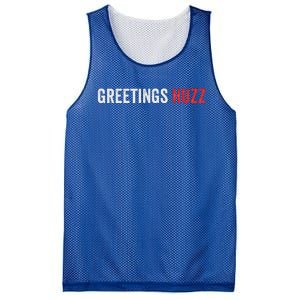 Greetings Huzz Funny Gen Z Gen Alpha Slang Viral Mesh Reversible Basketball Jersey Tank