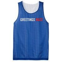 Greetings Huzz Funny Gen Z Gen Alpha Slang Viral Mesh Reversible Basketball Jersey Tank