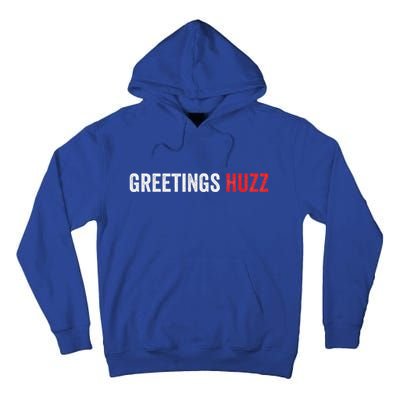 Greetings Huzz Funny Gen Z Gen Alpha Slang Viral Tall Hoodie