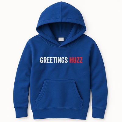 Greetings Huzz Funny Gen Z Gen Alpha Slang Viral Kids Hoodie