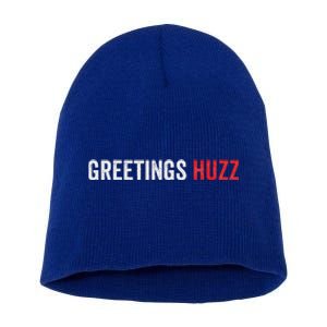 Greetings Huzz Funny Gen Z Gen Alpha Slang Viral Short Acrylic Beanie