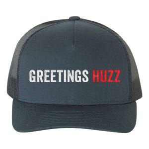 Greetings Huzz Funny Gen Z Gen Alpha Slang Viral Yupoong Adult 5-Panel Trucker Hat