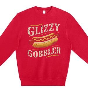 Glizzy Hot Funny Dog Gobbler Champion Premium Crewneck Sweatshirt