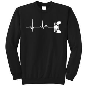 Gamer Heartbeat For Video Game Players Sweatshirt