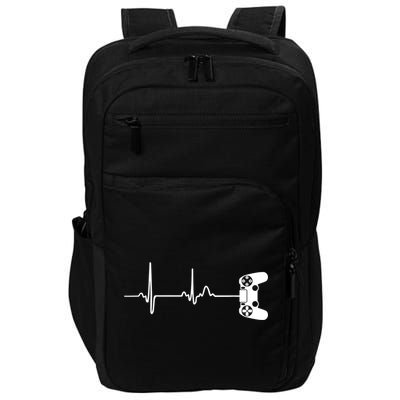 Gamer Heartbeat For Video Game Players Impact Tech Backpack