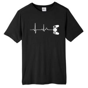 Gamer Heartbeat For Video Game Players Tall Fusion ChromaSoft Performance T-Shirt