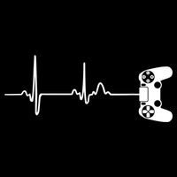 Gamer Heartbeat For Video Game Players Drawstring Bag