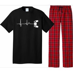 Gamer Heartbeat For Video Game Players Pajama Set