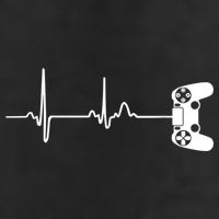 Gamer Heartbeat For Video Game Players 25L Jumbo Tote