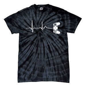 Gamer Heartbeat For Video Game Players Tie-Dye T-Shirt