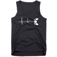 Gamer Heartbeat For Video Game Players Tank Top