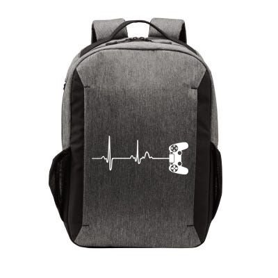 Gamer Heartbeat For Video Game Players Vector Backpack