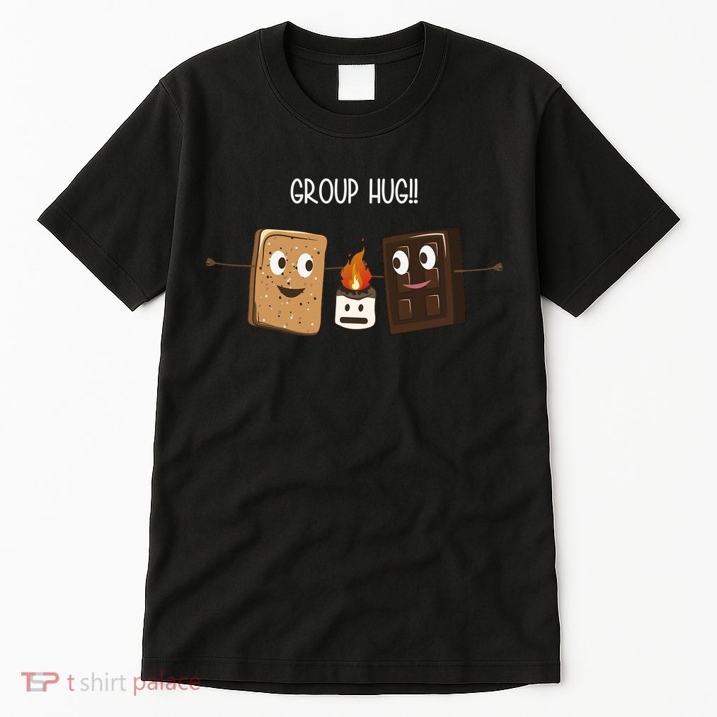 Group Hug Funny Smores Camping Roasting Outdoor Tall T-Shirt
